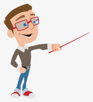 Library Guy with Pointer